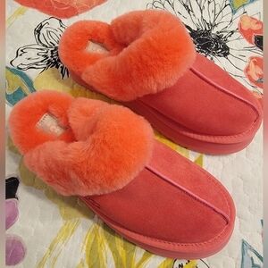NWT Ugg Ladies Disquette Slipper / Slip On Shoe in Pink